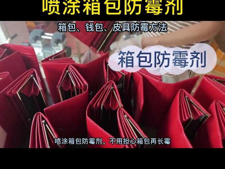 艾浩尔钱包箱包现场喷涂防霉剂处理方法详解